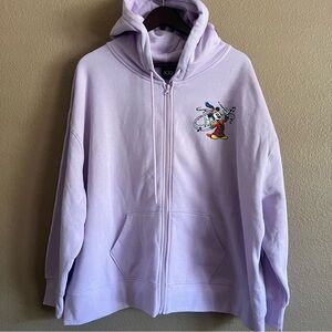 Disney 100 Years of Music and Wonder Zipped Hoodie Jacket Size 2X NWT